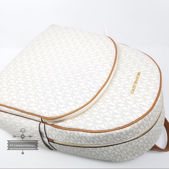 Michael Kors Abbey Large vanilla acorn backpack - Picture 7 of 8